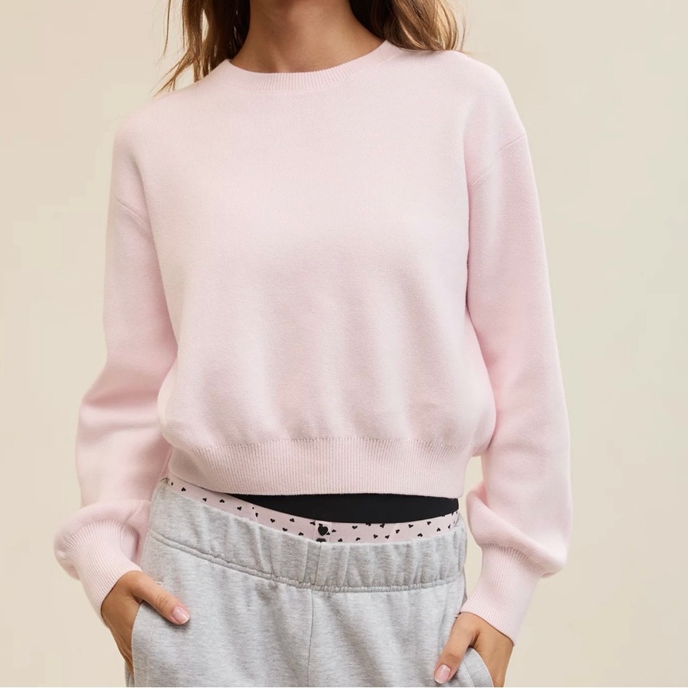 Aerie Cropped Crew Sweater
